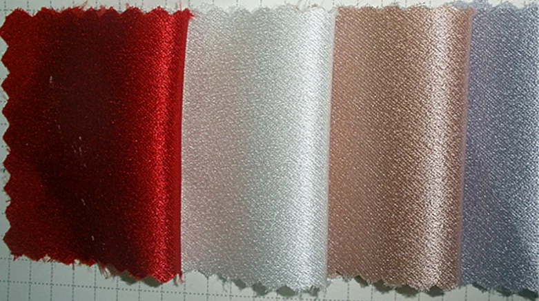 Polyester Plain Acetic Acid Pastel Satin spandex Fabric For Dress/Garment Breathable Waterproof Fabric