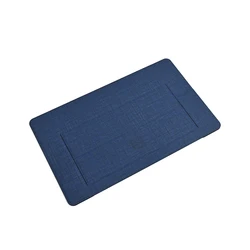 New arrival Customizable Adjustable foldable mini invisible PU Leather portable rectangle folding laptop stand