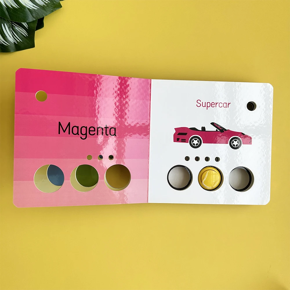 Custom Printing Music Sound Book Kids Early Education Electronic Reading Audio Board Sound Book With Processing