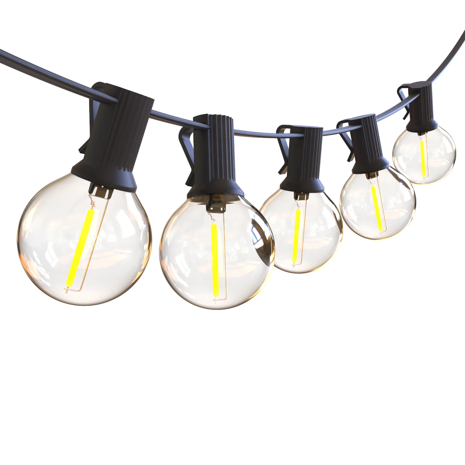 Garden String Lights 50ft Garden Patio Led String Light Brimax G40 Outdoor Indoor/outdoor Decoration Soft Warm White Plastic 360