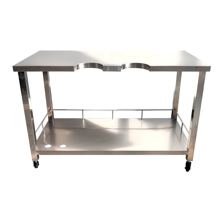 LIZE PET Professional Veterinary Stainless Steel Pet Surgical Table for B-mode Ultrasound Examination Vet Operating dogs