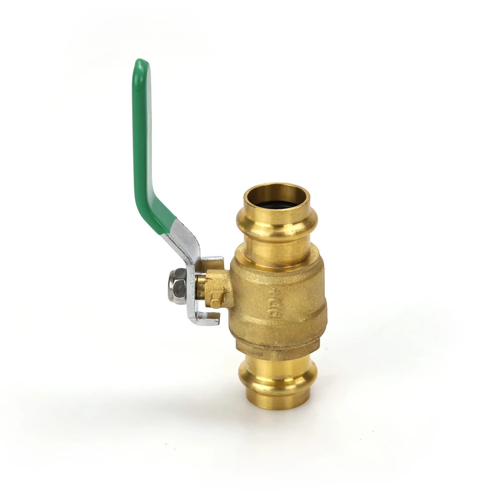 Hengshi US market C46500 1/2 inch to 4 inch high quality Press Brass ball valve