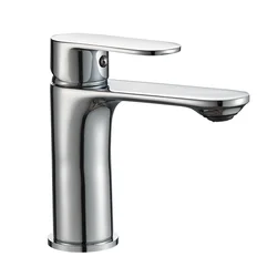 Современный Однорычажный смеситель для раковины с латунным корпусом и ручкой из цинкового