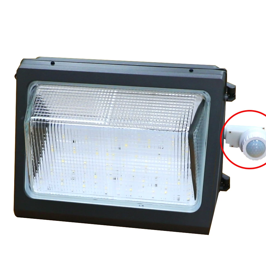 Smart Bluetooth mesh control with Jack motion sensor for outdoor LED WALL PACK LIGHT