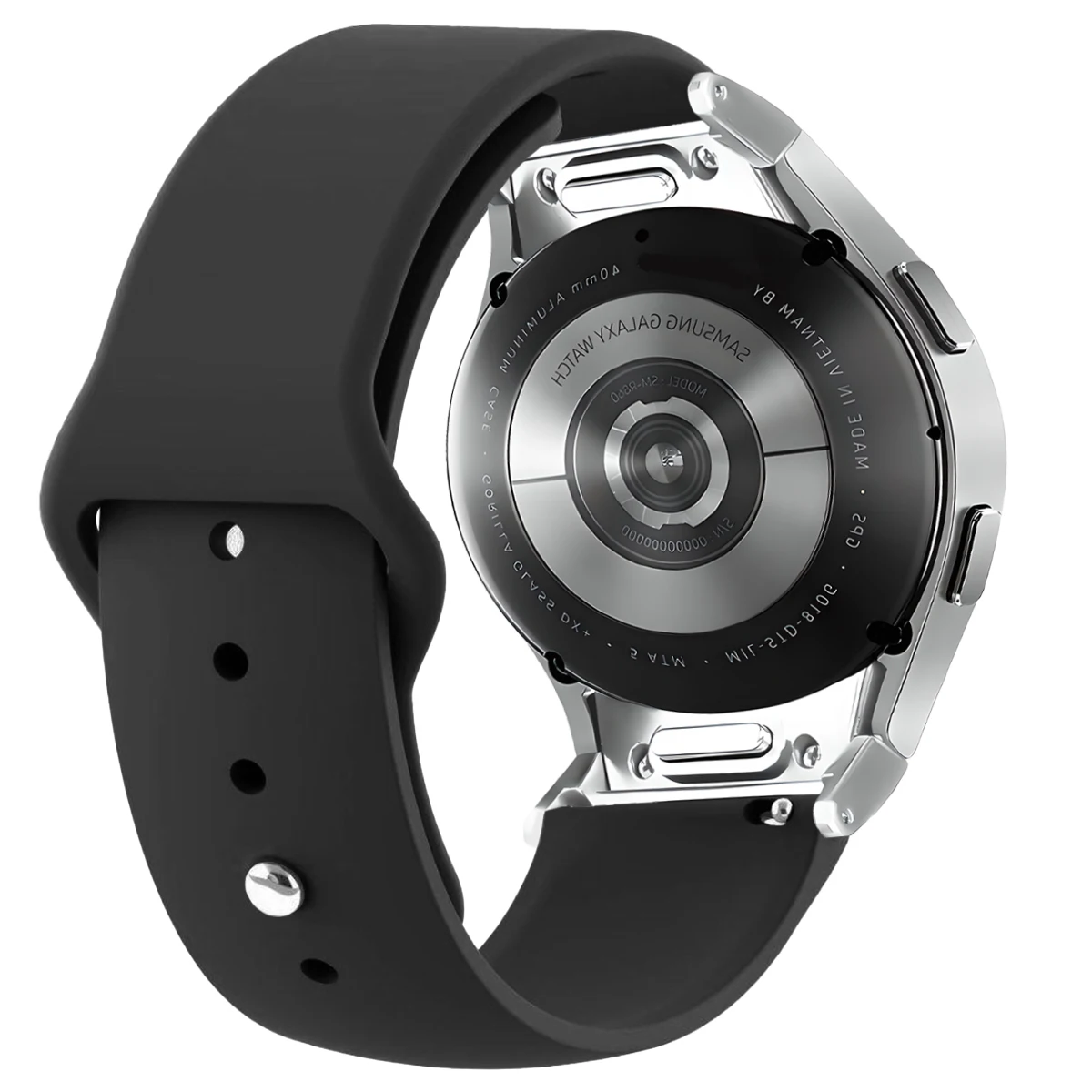 Силиконовый ремешок без пробелов для Samsung Galaxy Watch 6 4Classic 43 47 мм 5 4 40 44 браслет 5Pro 45 Correa