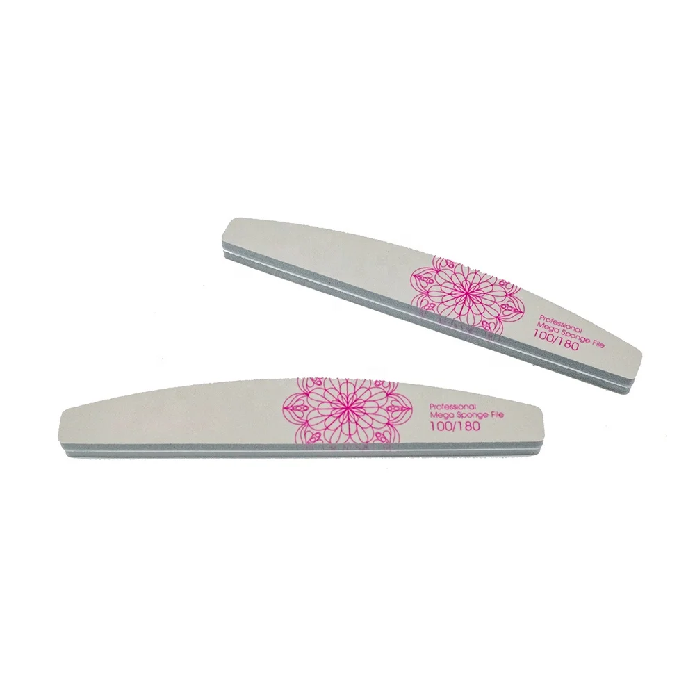 Top Quality Nail Polish Supplies Pink Buffer 4way Disposable Premium Polisher Sponge Shiny Custom Logo Nail File And Buffer Set