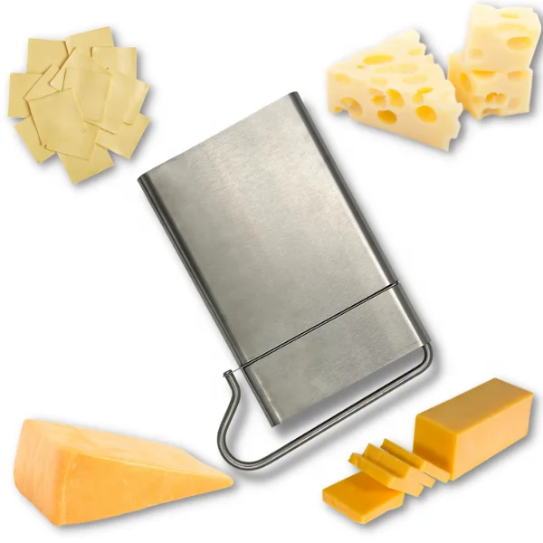 Customized Rectangular Multi-functional Cheese Slicer Board Stainless Steel Cheese Manual Tools