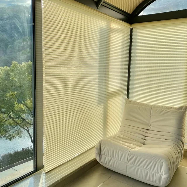 Factory custom Fabric Motorized Curtains Cellular Blinds manual blinds Top Down Electric Honeycomb Blinds