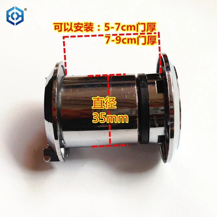 China supplier 180 degree Plastic door bell door peephole viewer