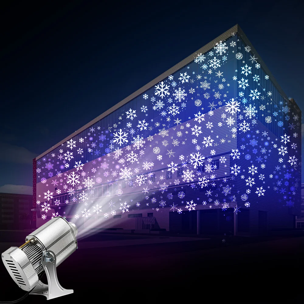 
HD waterproof outdoor advertising rotating led logo gobo projector 40w 60w customize projector gobo CE KC certificate Factory 