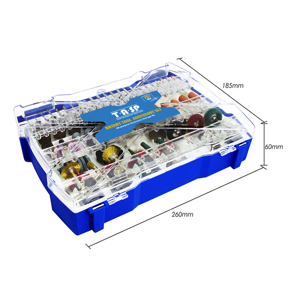 287pcs Rotary Tool Accessory Set with 3.2mm Shank for Grinding Polishing Cutting Drilling Carving