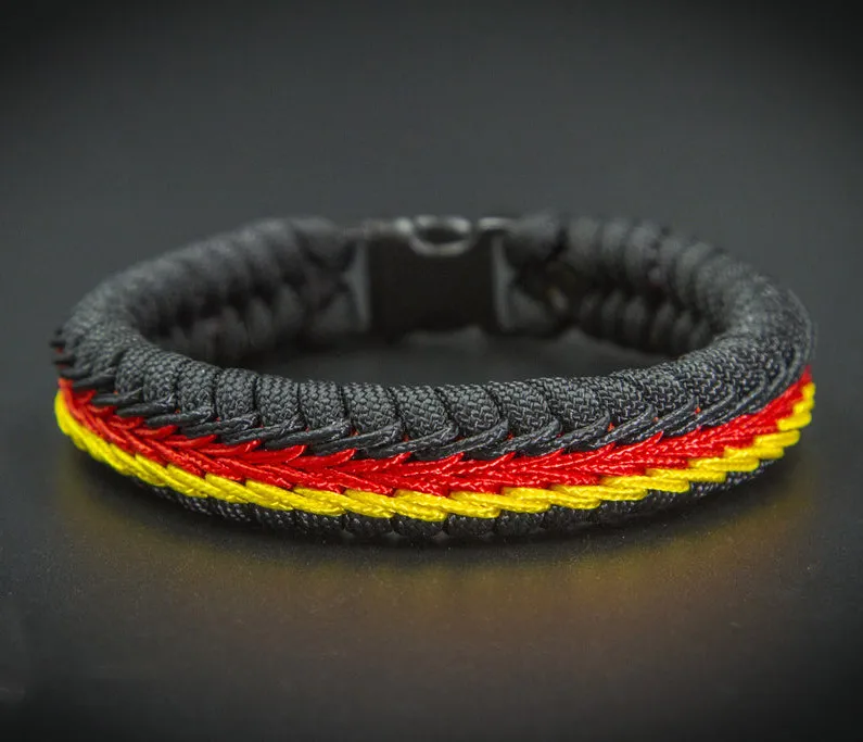 hot selling  paracord bracelet survival Luminous bracelet Wrist Band Handmade couple bracelet
