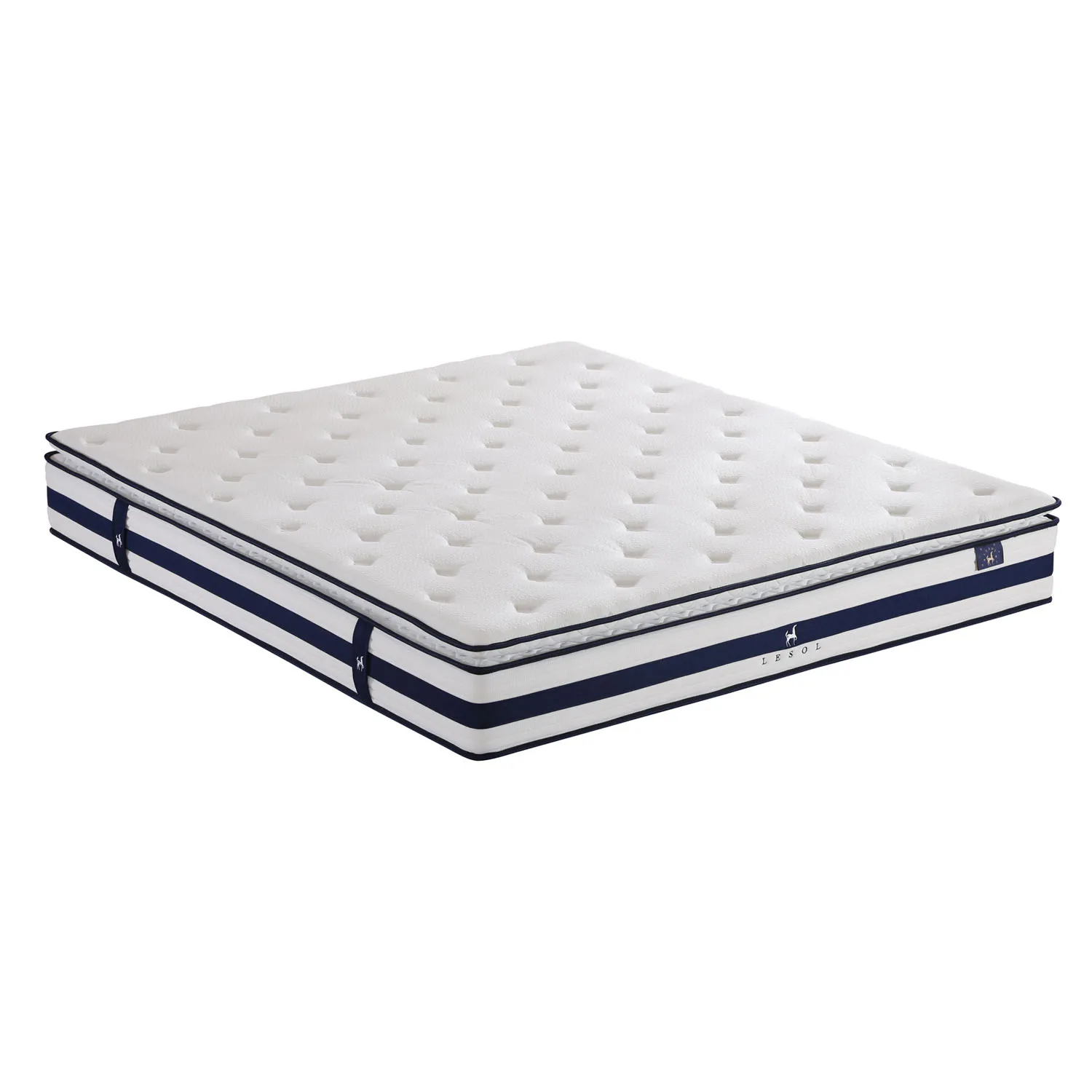 Euro queen king size compress pocket spring memory foam bed mattress for hotel price