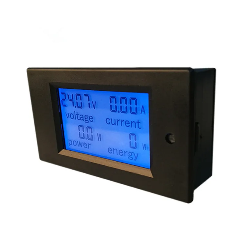 12V 100V напряжение переменного тока электрической энергии измеритель мощности DC Цифровой амперметр напряжения