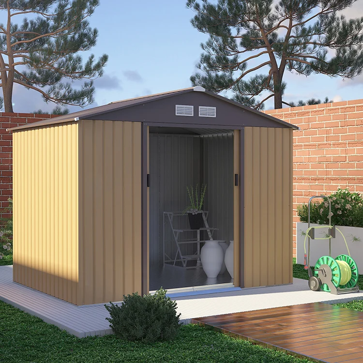 
strong durable 15 years warranty 11*10FT tool sheds metal garden house 