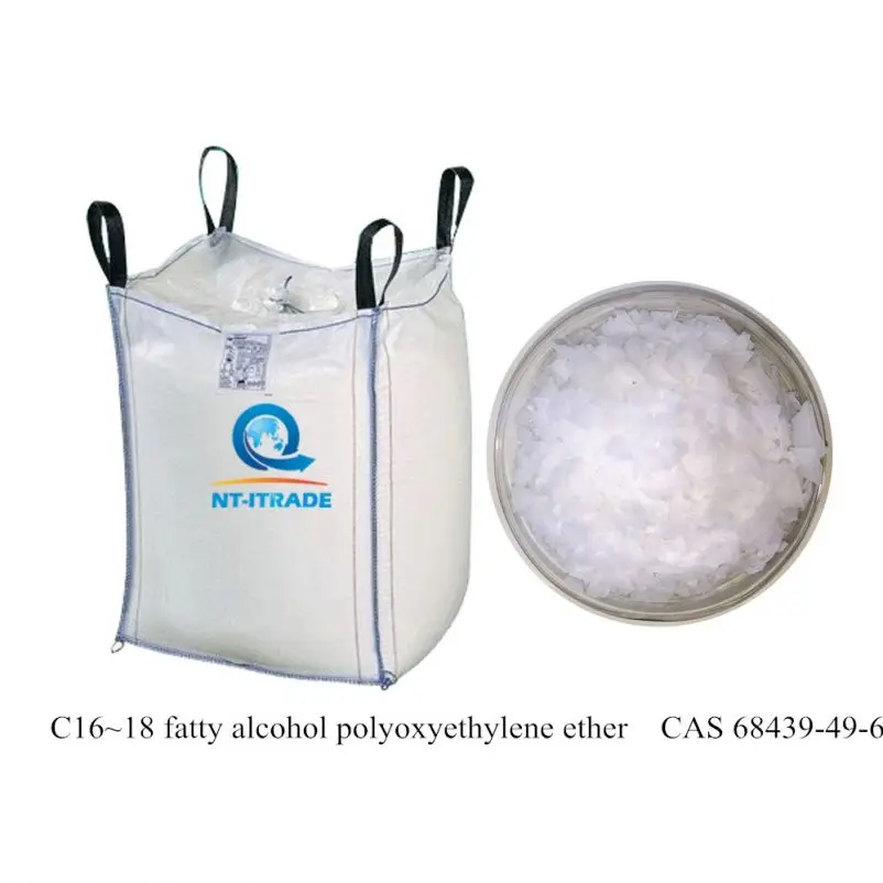 
Good Quality Ceteareth 25 With Cas No.: 68439-49-6 C16~18 Fatty Alcohol Polyoxyethylene Ether 