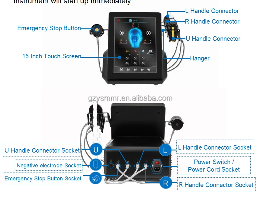 2023 Innovative High Intensity Ems Face Machine Facial Electromagnetic Stimulation Firming Lift Desktop Plastic Waterproof