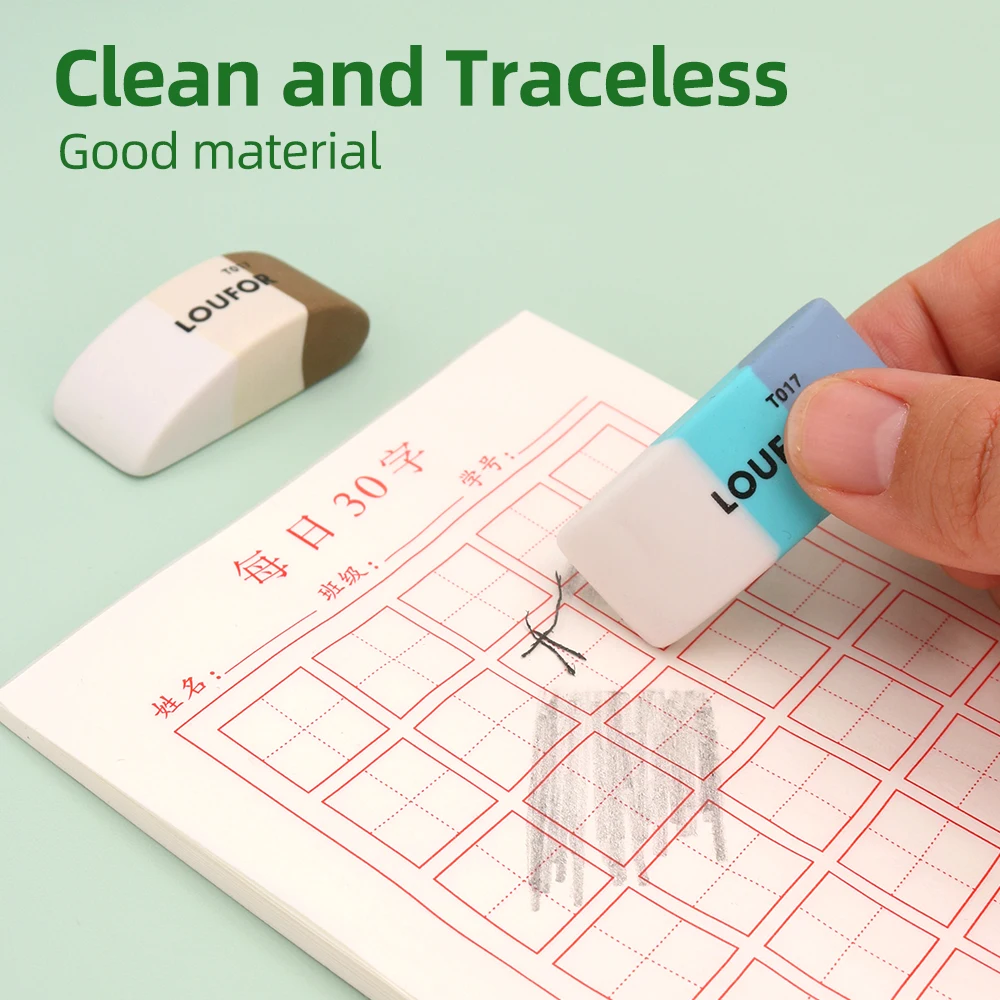Writing Correction Colorful 2B Pencil Eraser