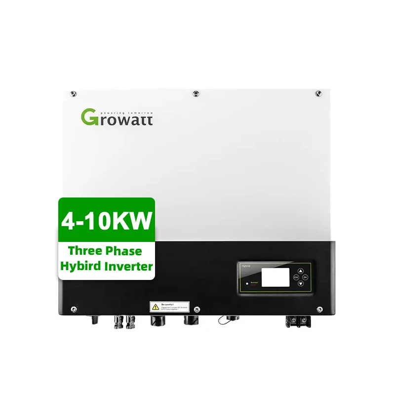 Оптовая цена Growatt солнечный инвертор Sph 10000 Tl3-Bh-Up Гибридный 3 фазы 48 В 10 кВт