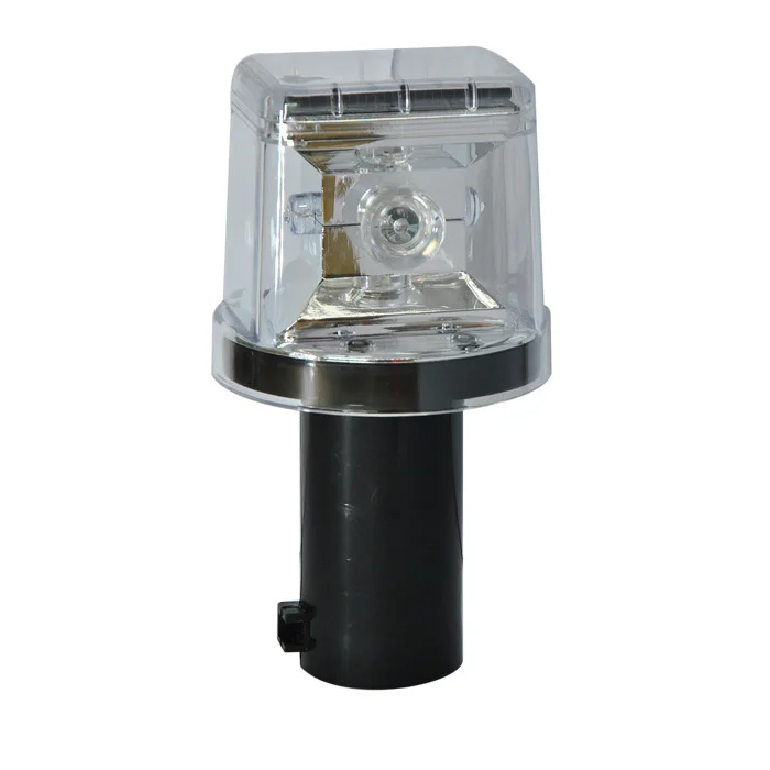 Wireless 4 LED Road Safety Light IP66 Flashing White Solar Warning Light For Traffic Cone