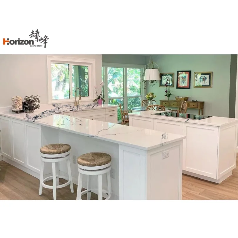 Horizon  artificial stone products artificial stone acrylic glass sheet decor panel rose quartz polished slab