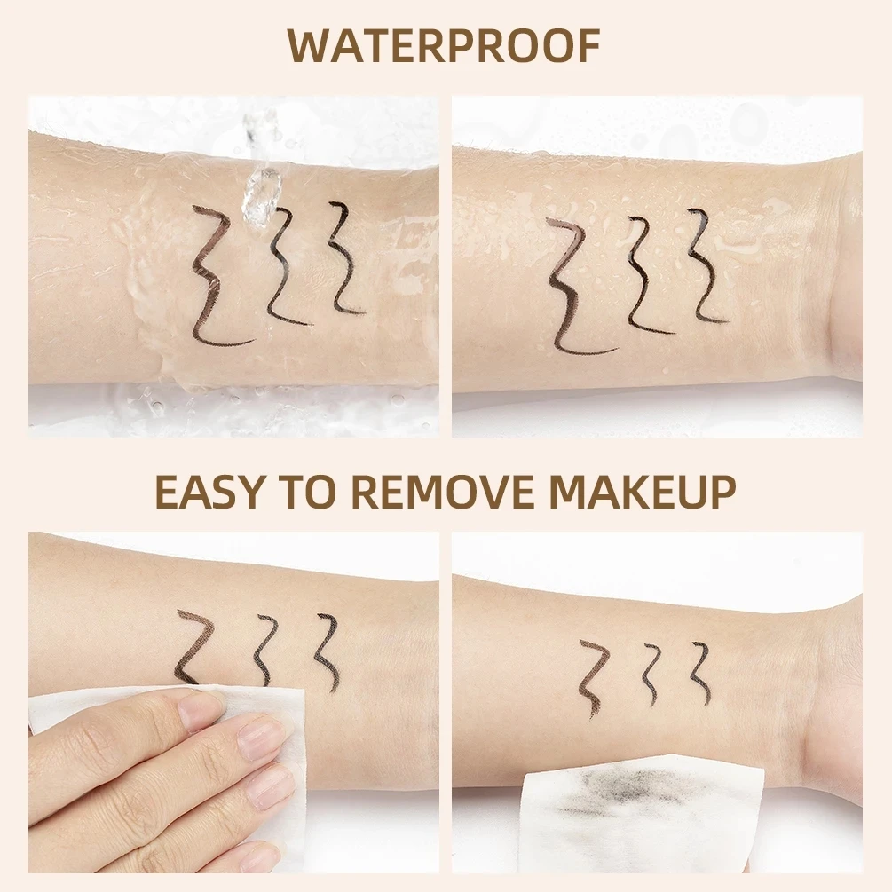 Private Label Custom Makeup Professional Eyeliner Pen Multi Uses Long Lasting Waterproof Liquid Eyeliner Pencil