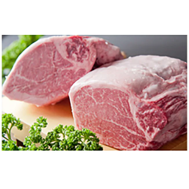 Flesh fine firm commercial Japan wagyu beef for steak restaurant