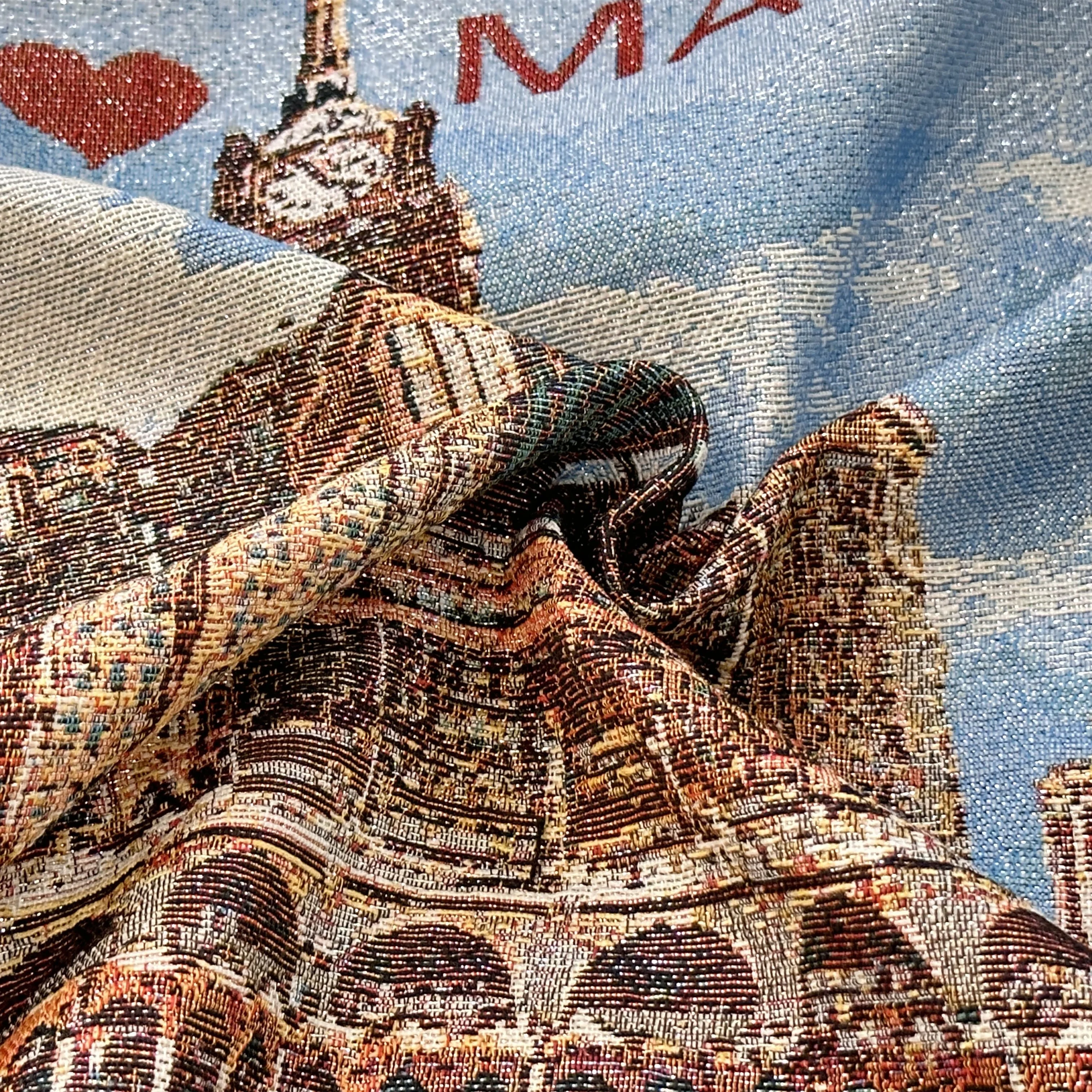 Wholesale Woven Yarn Dyed Fabric Cushions Tablecloths Blankets Dresses Bags Throw Pillows Versatile Jacquard Upholstery Use