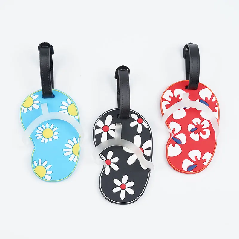 Personalized Flip-Flops Luggage Tags Travel Baggage Tags for Suitcase Identification and Decoration