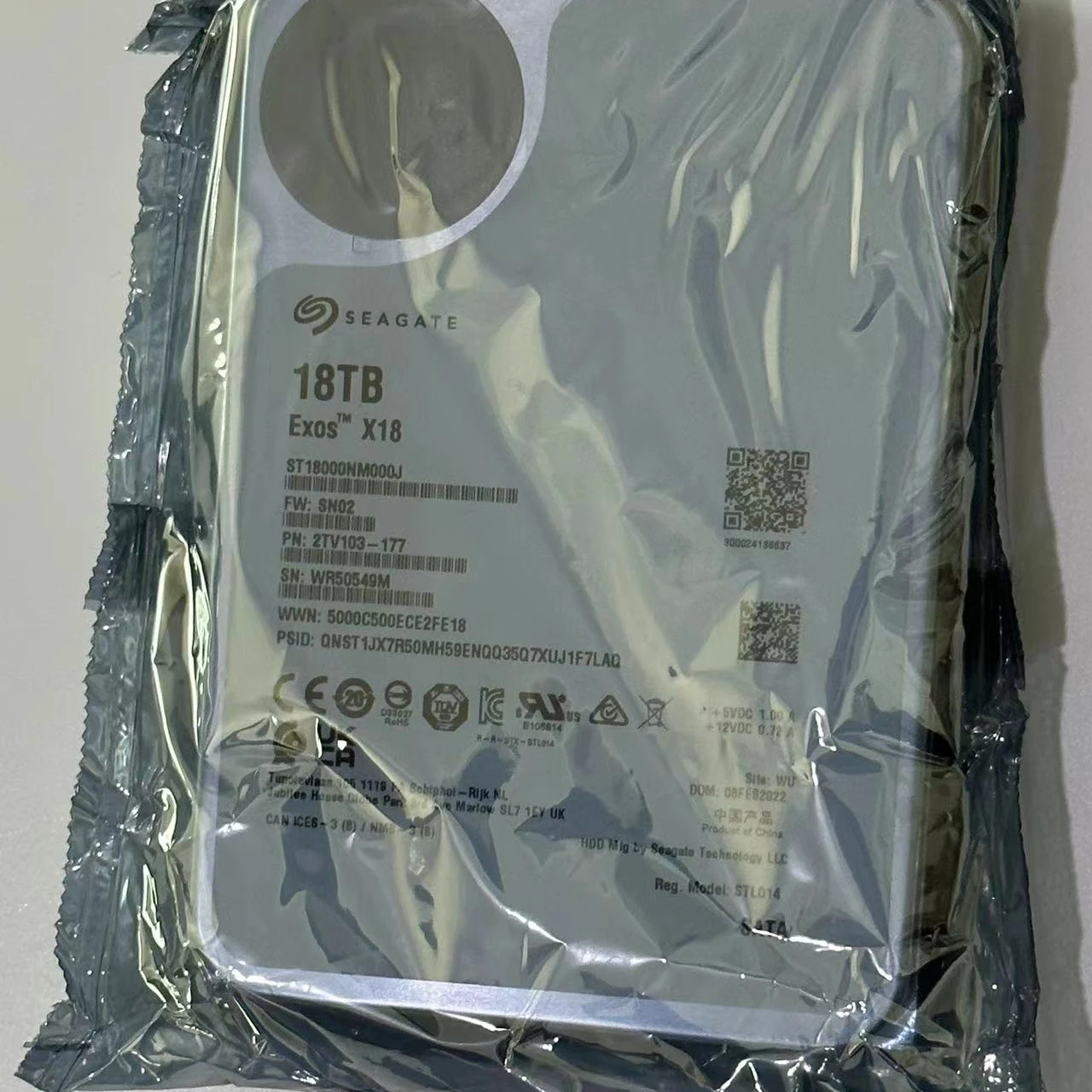 3.5' SATA  6Gb/s 12TB 7200RPM 256MB Enterprise Hard Drive ST12000NM004J