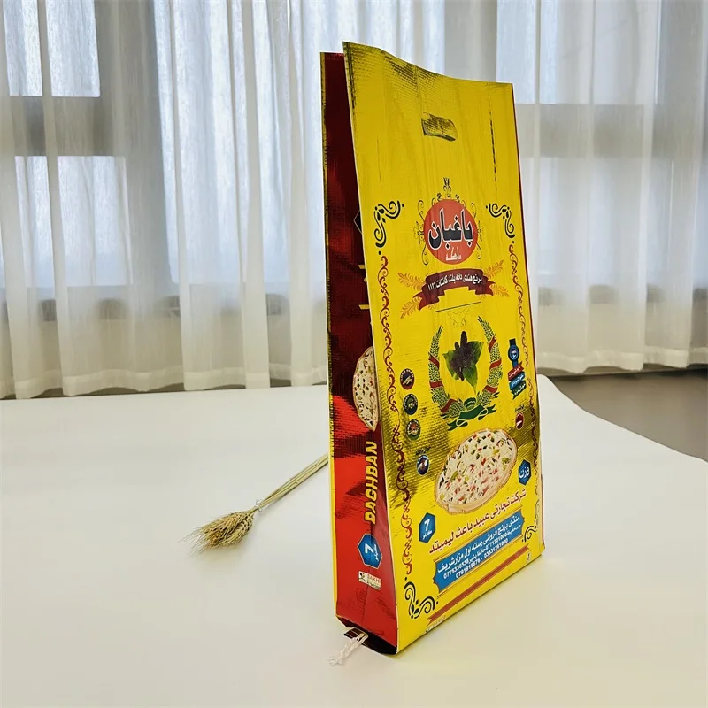 10kg 25kg 50kg 50lb 40lb chicken feed sack Pp woven empty packaging bag manufacture bulk grain rice bag