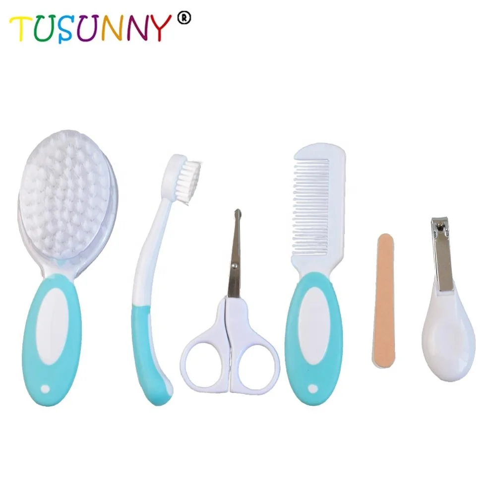 9 Pcs Baby Health And Grooming Kit Travel Portable Baby Care Grooming Kit