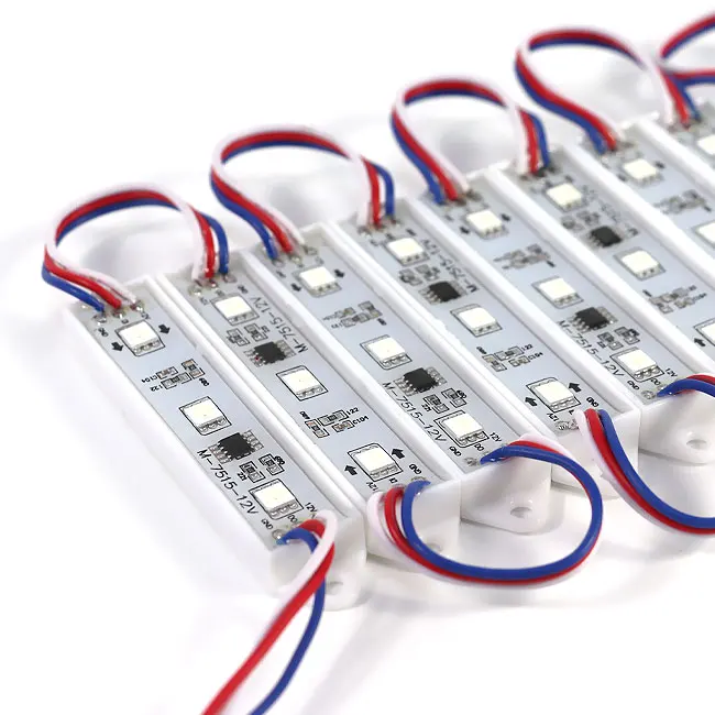 Новый полноцветный светодиодный пиксельный модуль ip65 ws2811 smd 5050 инъекционный cob ads