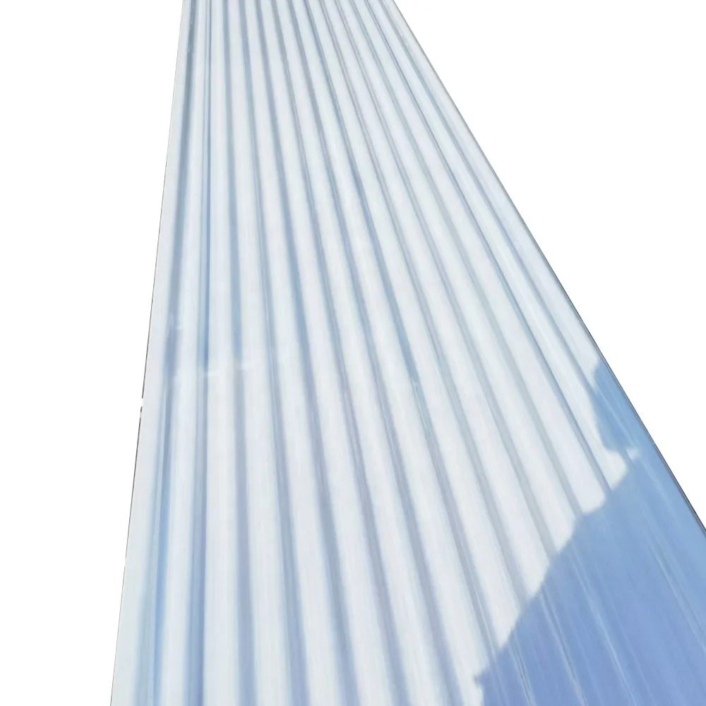 antiuv frp fiber composite corrugated clear reinforced plastic light daylight roof sheet for greenhouse outdoor