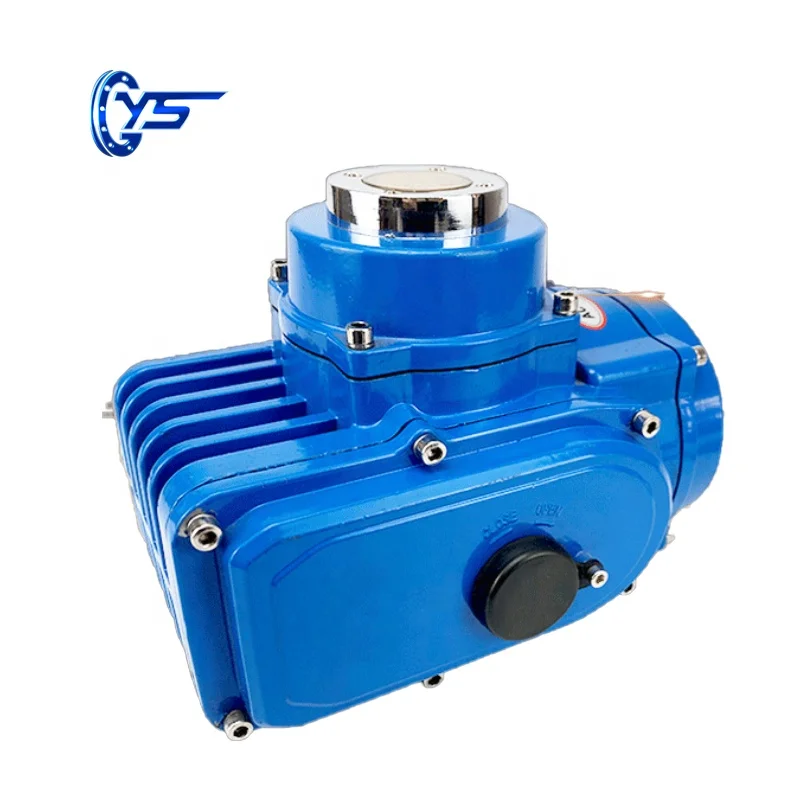 Высокое качество 24 В постоянного тока 60 Гц 90 градусов вращения QT четверть поворота EX взрывозащищенный вкл. Выкл. Моторизованный Электрический привод