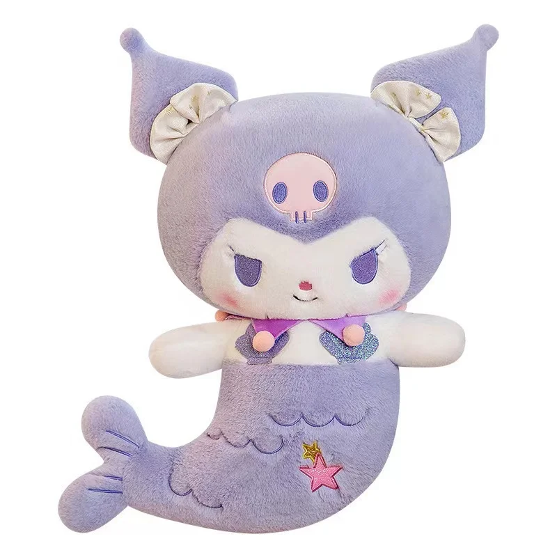 Оптовая продажа, Sanrioed Kuromi, моя мелодия, обнять красное сердце, аниме плюшевая игрушка, милая плюшевая подушка Cinnamoroll, мягкие игрушки