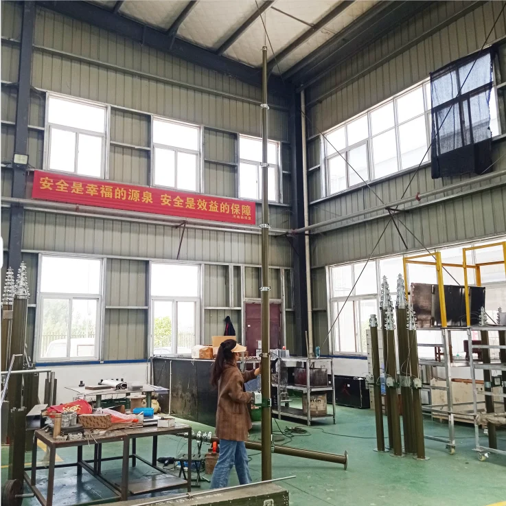 3-30m electric high-end portable aluminum alloy mobile communication lighting tripod lifting mast