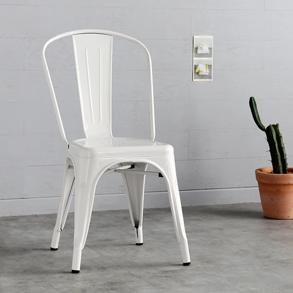 Industrial style furniture vintage cooper replica outdoor usd powder coaing tolix metal chair