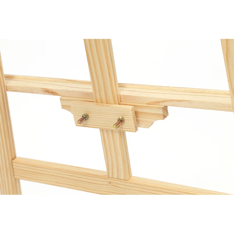 Floor standing standard height 1.5m foldable easel adjustable tripod wooden painting hanging up artist tripod easel stand