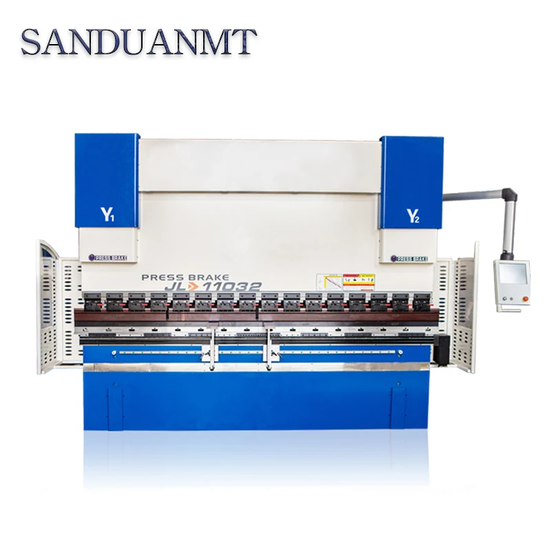 
factory 110T Small hydraulic press brake bending machine with CNC controller for metal plate 