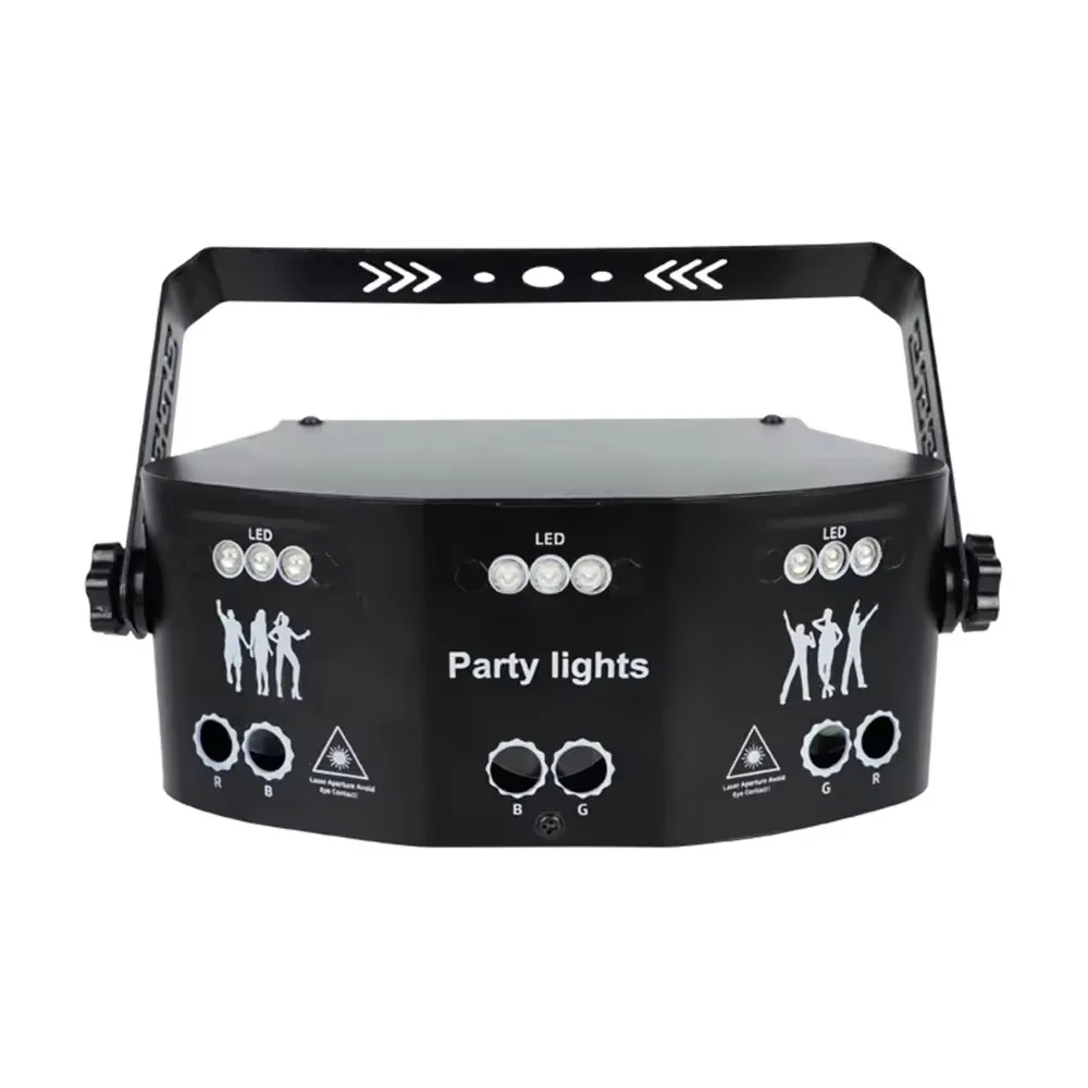 DJ Disco лазерный свет Рождественская сцена RGB световая скорость освещения