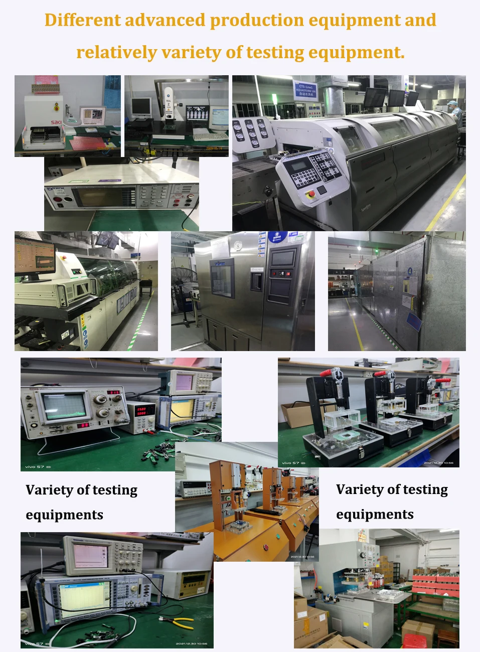 Different Equipments