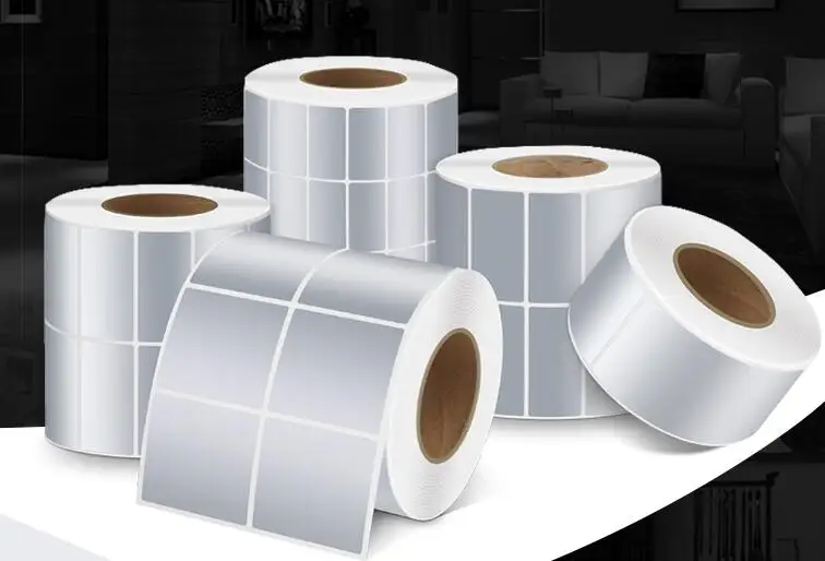 Custom printed Logo transparent logo labels sticker with gold stamp foil self adhesive label sticker synthetic paper stickers