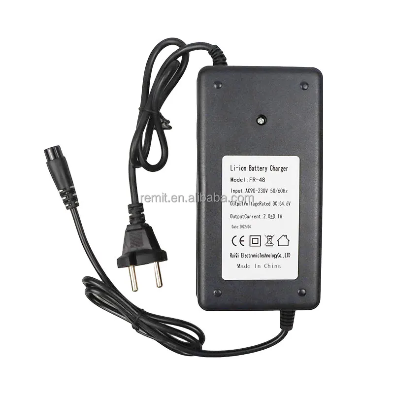 Electric scooter power supply fast charging adapter DC 54.6V 2A battery charger for Kugoo M4 Pro EU plug