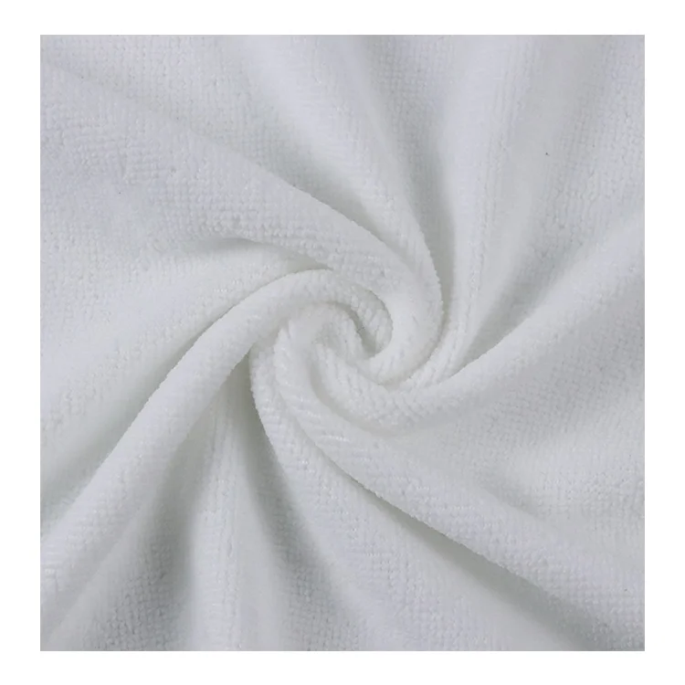 80 Polyester 20 Polyamide Microfiber Jacquard Terry Fabric In Roll Superior For Cleaning