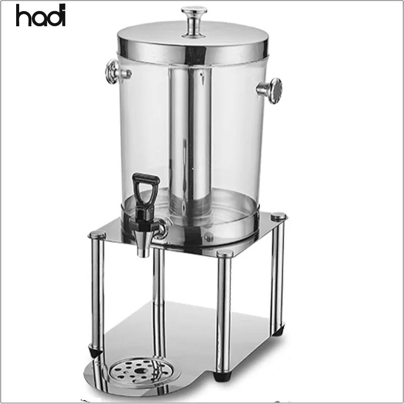 Hotel and restaurant supplies juice dispenser single tank 8l commercial beverage juice dispenser gold for wedding