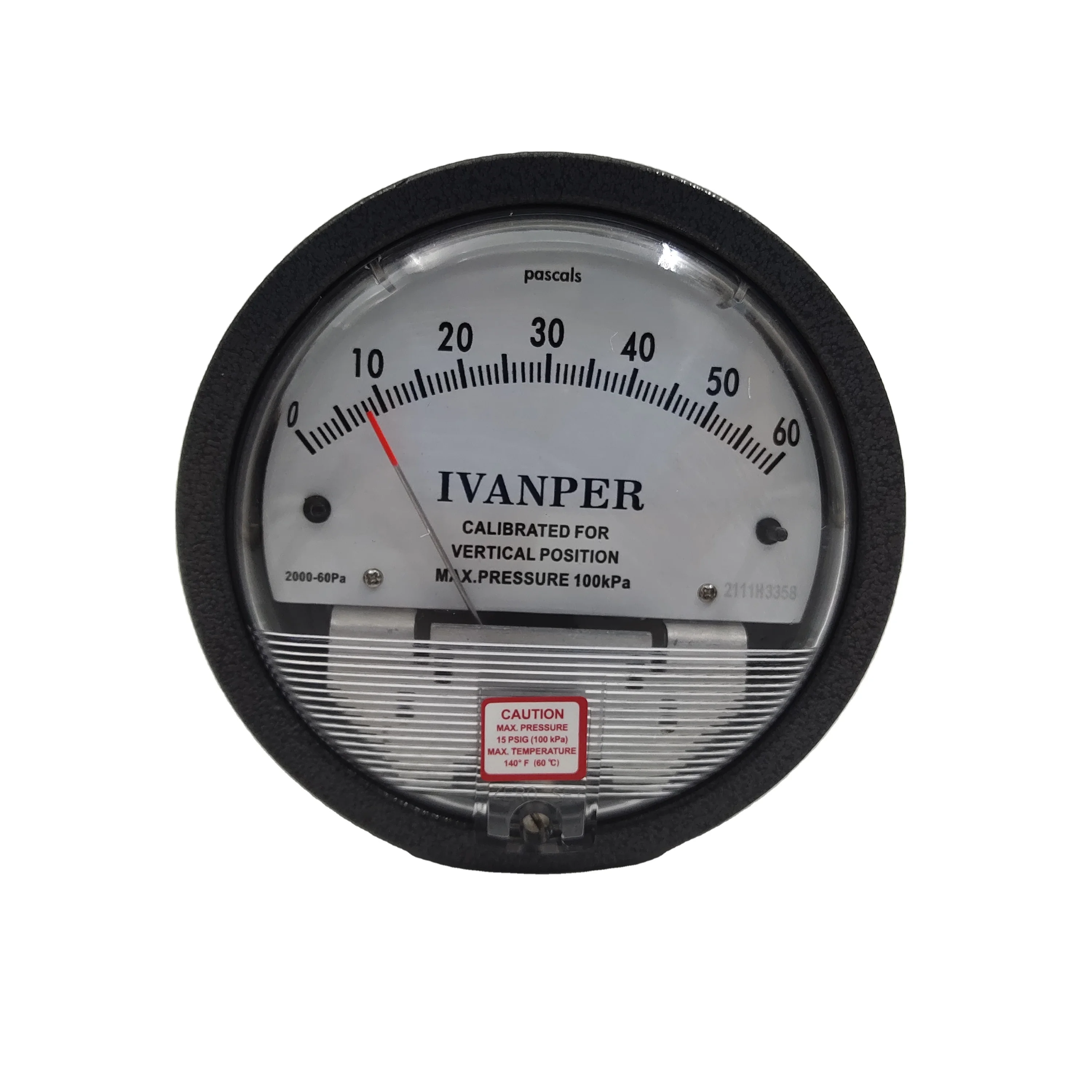 Ivanper 2000 series 0-60pa mechanical pointer gammon differential pressure gauge