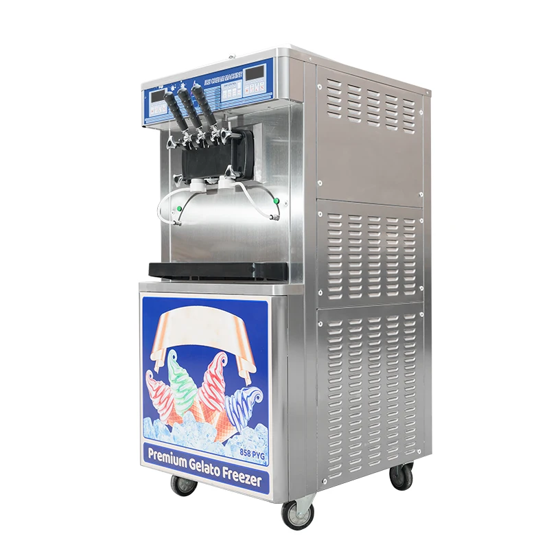 Commercial Table Top Good Quality Stainless Steel Yogurt Soft Serve Ice Cream Machine