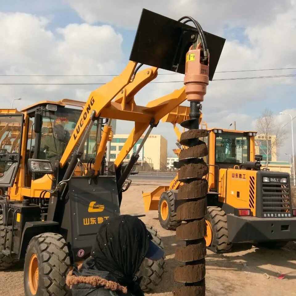 YA2000 Modernization Wear-resistant High quality hydraulic motor Reusable Utility work Earth drill for excavator attachments