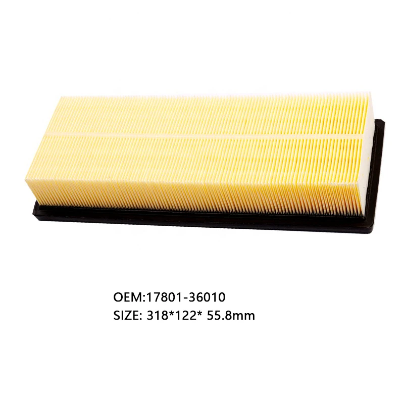 China Factory Wholesale Price Auto Air filters for TOYOTA Japanese cars OEM 17801-36010